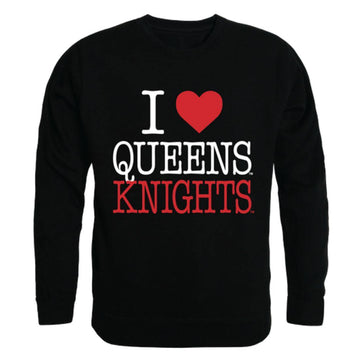 I Love CUNY Queens College Knights Crewneck Pullover Sweatshirt Sweater