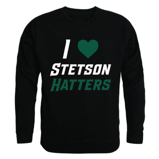 I Love Stetson University Hatters Crewneck Pullover Sweatshirt Sweater
