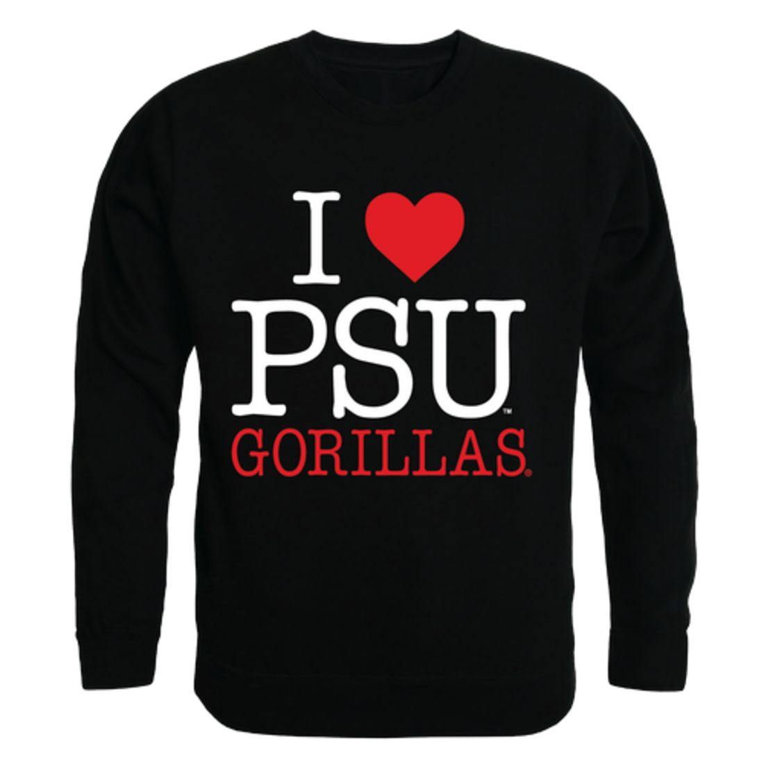 I Love Pittsburg State University Gorillas Crewneck Pullover Sweatshirt Sweater