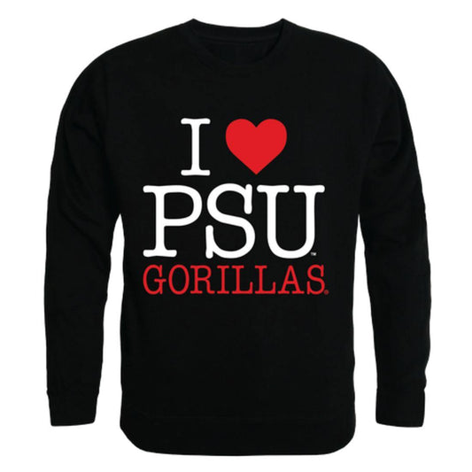 I Love Pittsburg State University Gorillas Crewneck Pullover Sweatshirt Sweater