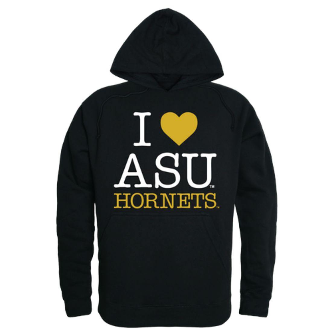 I Love ASU Alabama State University Hornets Hoodie Sweatshirt