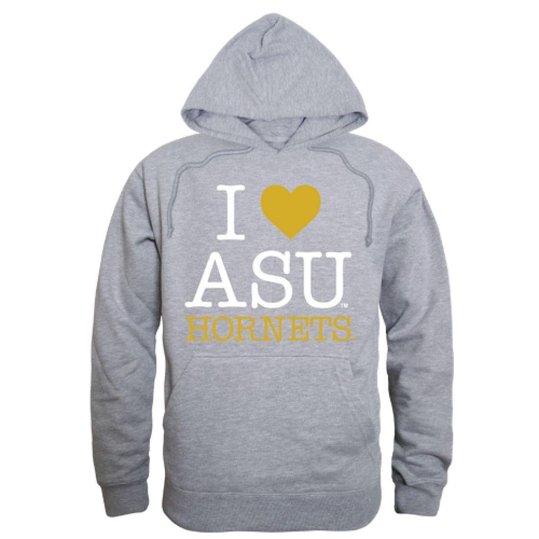 I Love ASU Alabama State University Hornets Hoodie Sweatshirt