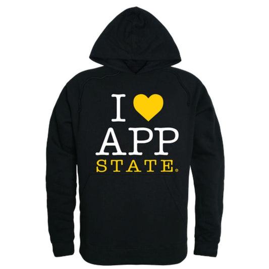 I Love Appalachian App State University Mountaineers Hoodie Sweatshirt