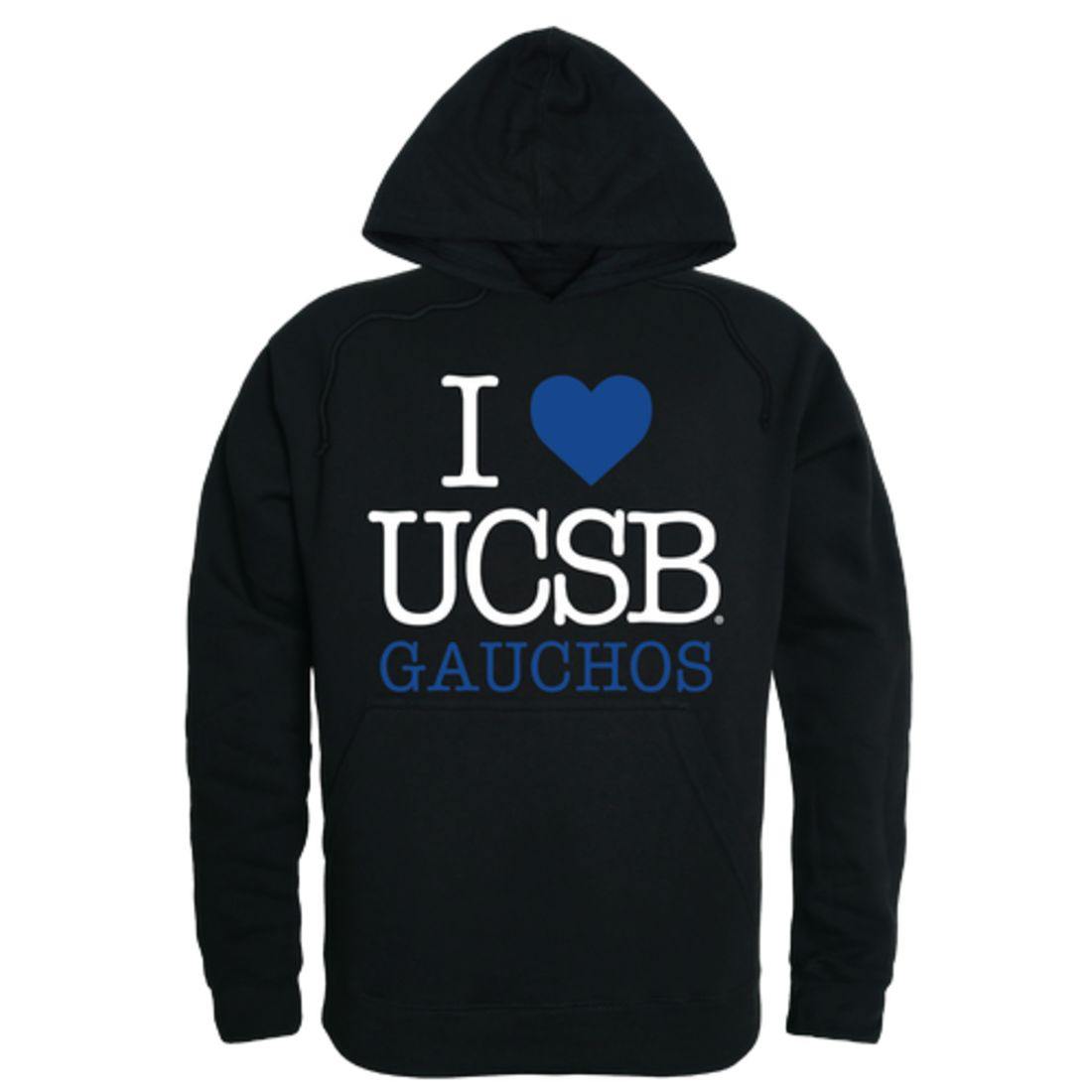 I Love UCSB University of California Santa Barbara Gauchos Hoodie Sweatshirt