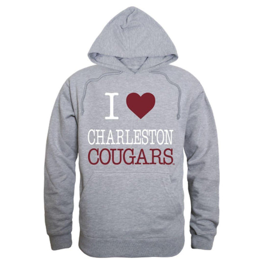 I Love COFC College of Charleston Cougars Hoodie Sweatshirt