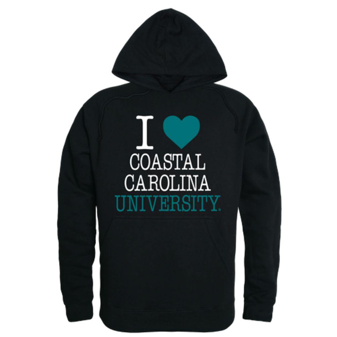 I Love CCU Coastal Carolina University Chanticleers Hoodie Sweatshirt