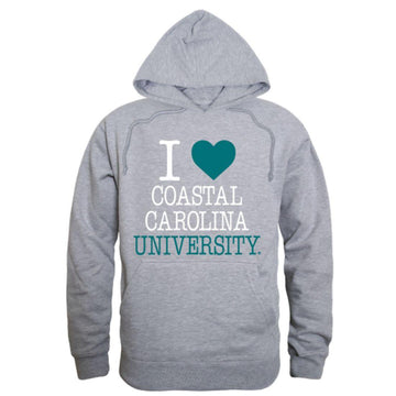 I Love CCU Coastal Carolina University Chanticleers Hoodie Sweatshirt