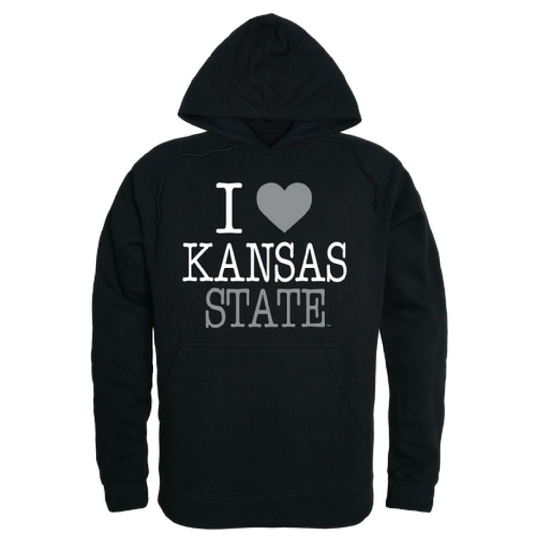 I Love KSU Kansas State University Wildcats Hoodie Sweatshirt