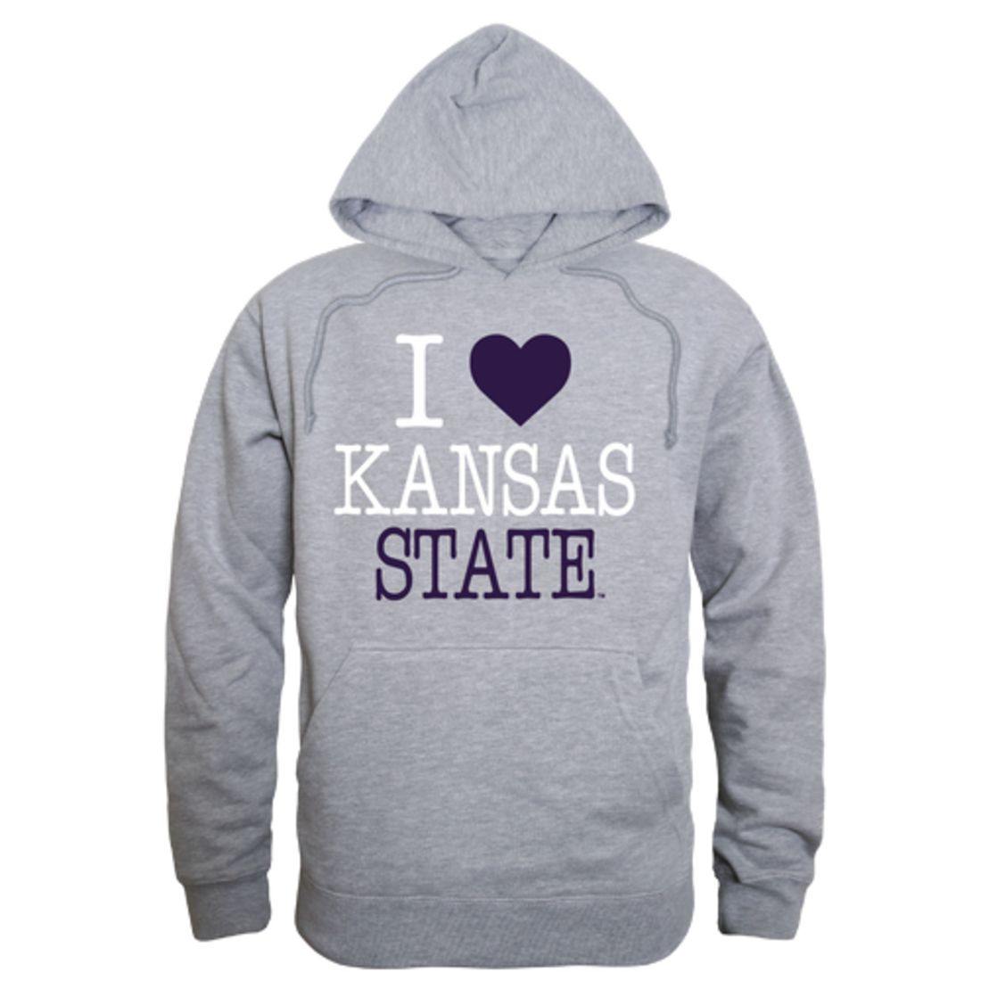 I Love KSU Kansas State University Wildcats Hoodie Sweatshirt