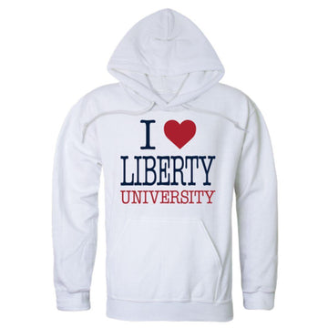 I Love Liberty University Flames Hoodie Sweatshirt