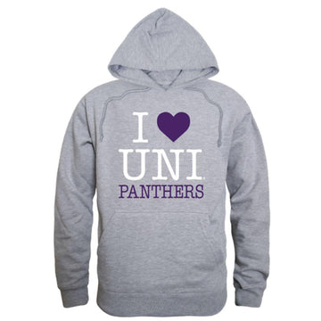 I Love UNI University of Northen Iowa Panthers Hoodie Sweatshirt