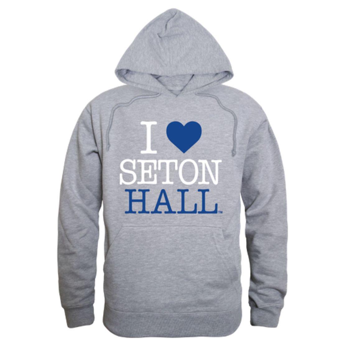 I Love SHU Seton Hall University Pirates Hoodie Sweatshirt