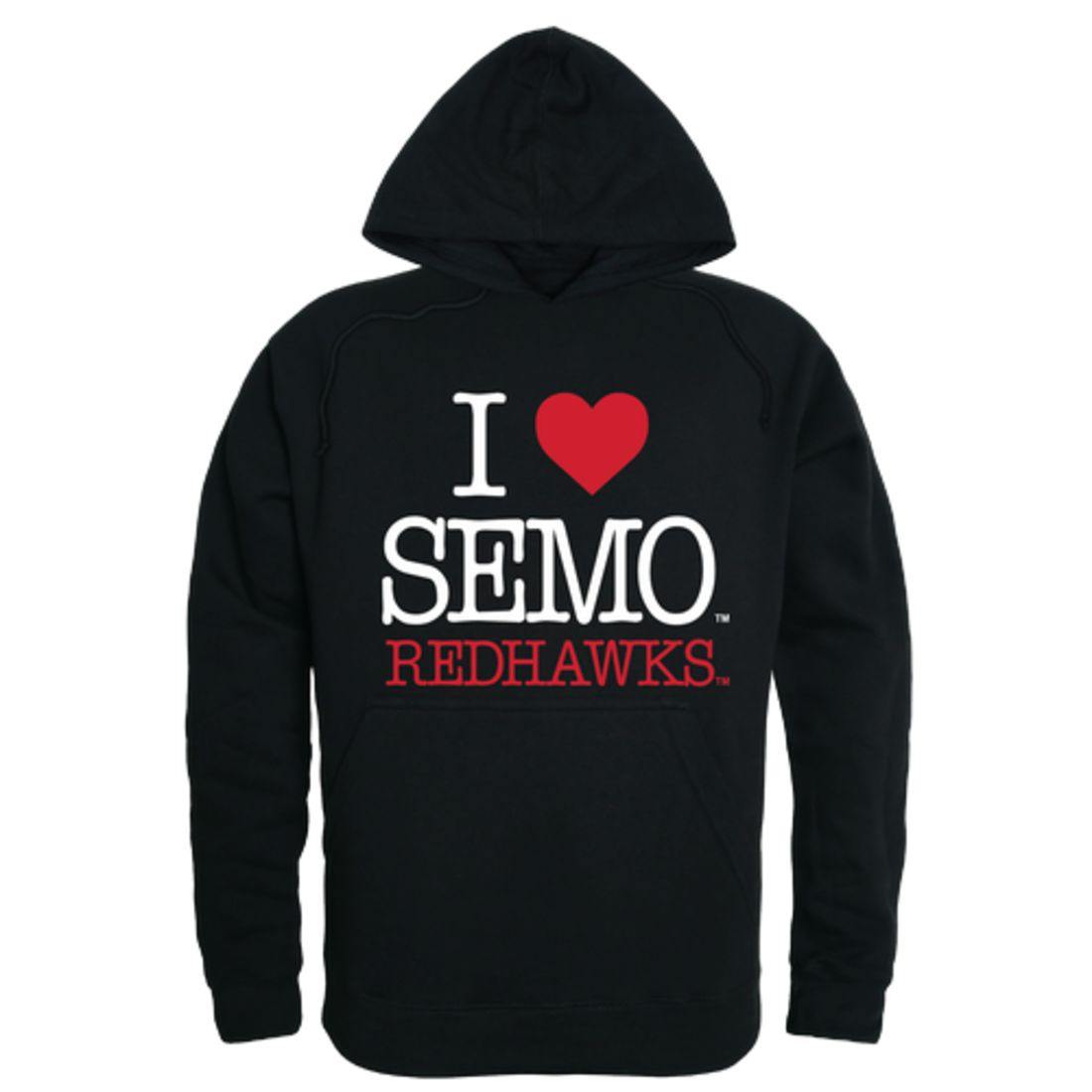 I Love SEMO Southeast Missouri State University Redhawks Hoodie Sweatshirt
