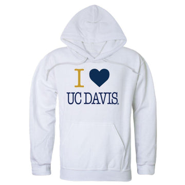 I Love UC Davis University of California Aggies Hoodie Sweatshirt