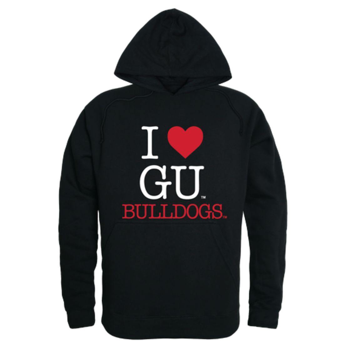 I Love Gonzaga University Bulldogs Hoodie Sweatshirt
