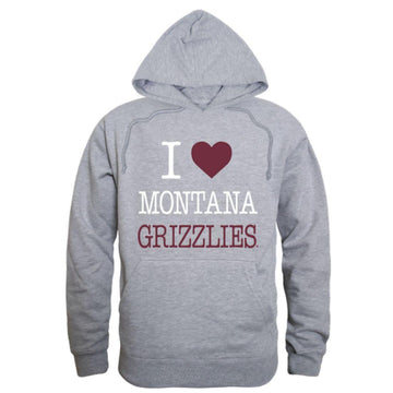 I Love UM University of Montana Grizzlies Hoodie Sweatshirt