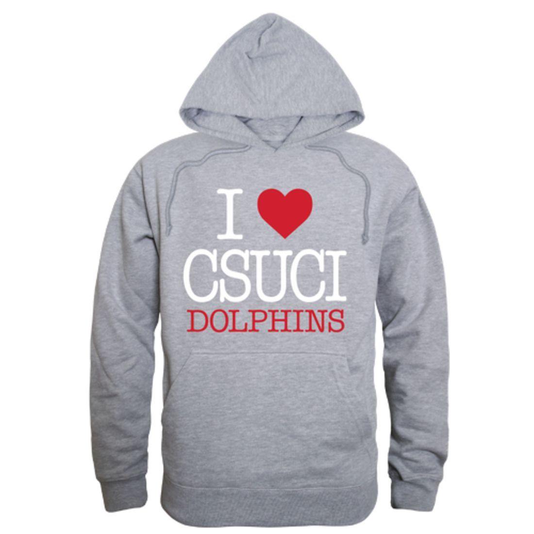 I Love CSUCI CalIfornia State University Channel Islands The Dolphins Hoodie Sweatshirt