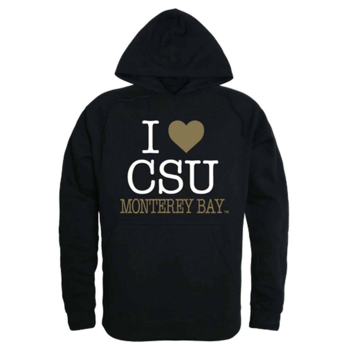 I Love CSUMB California State University Monterey Bay Otters Hoodie Sweatshirt