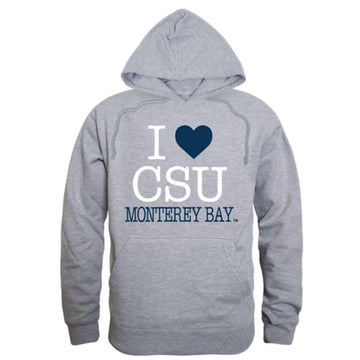 I Love CSUMB California State University Monterey Bay Otters Hoodie Sweatshirt