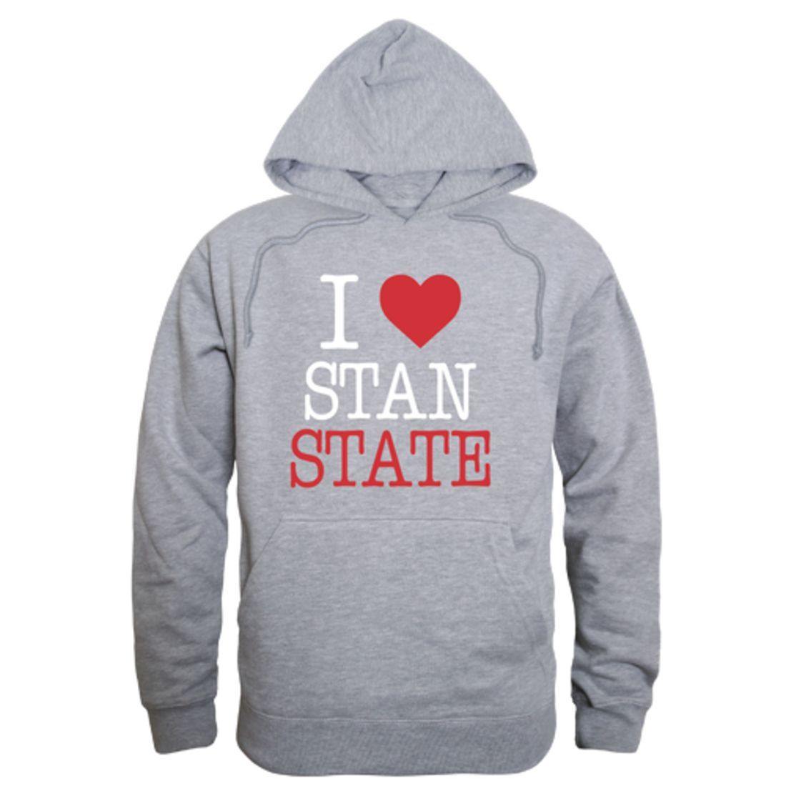I Love CSUSTAN California State University Stanislaus Warriors Hoodie Sweatshirt