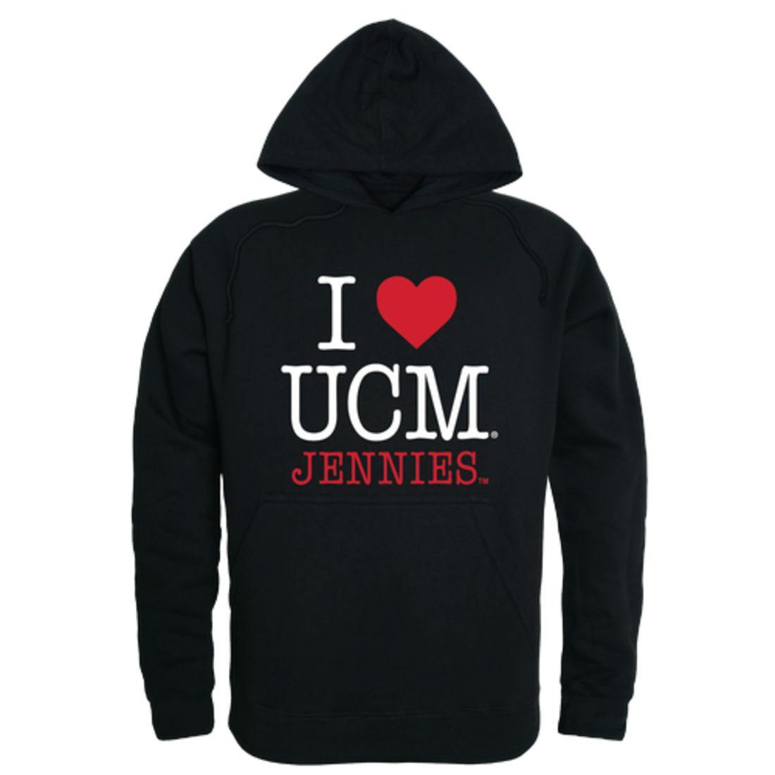 I Love UCM University of Central Missouri Mules Hoodie Sweatshirt
