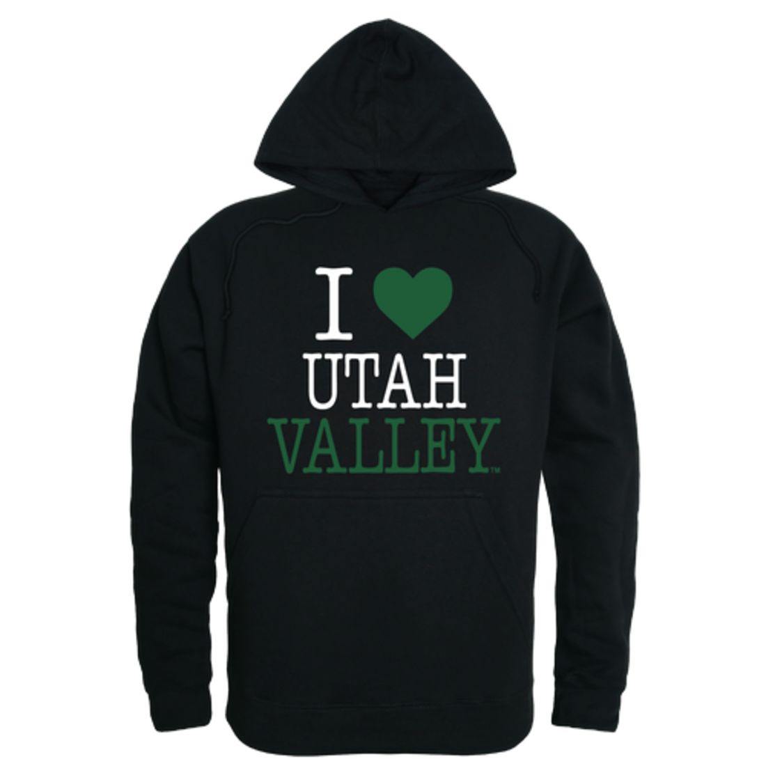 I Love UVU Utah Valley University Wolverines Hoodie Sweatshirt