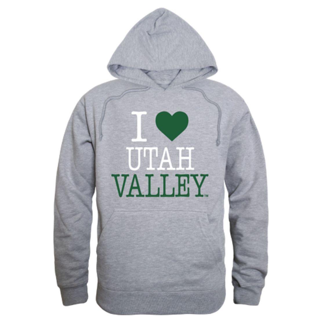 I Love UVU Utah Valley University Wolverines Hoodie Sweatshirt