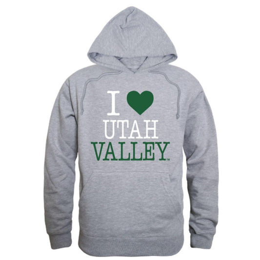 I Love UVU Utah Valley University Wolverines Hoodie Sweatshirt