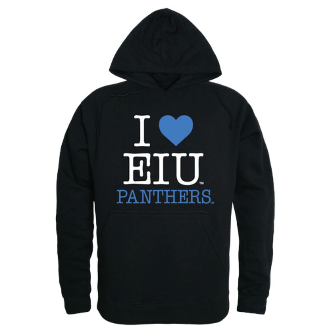 I Love EIU Eastern Illinois University Panthers Hoodie Sweatshirt