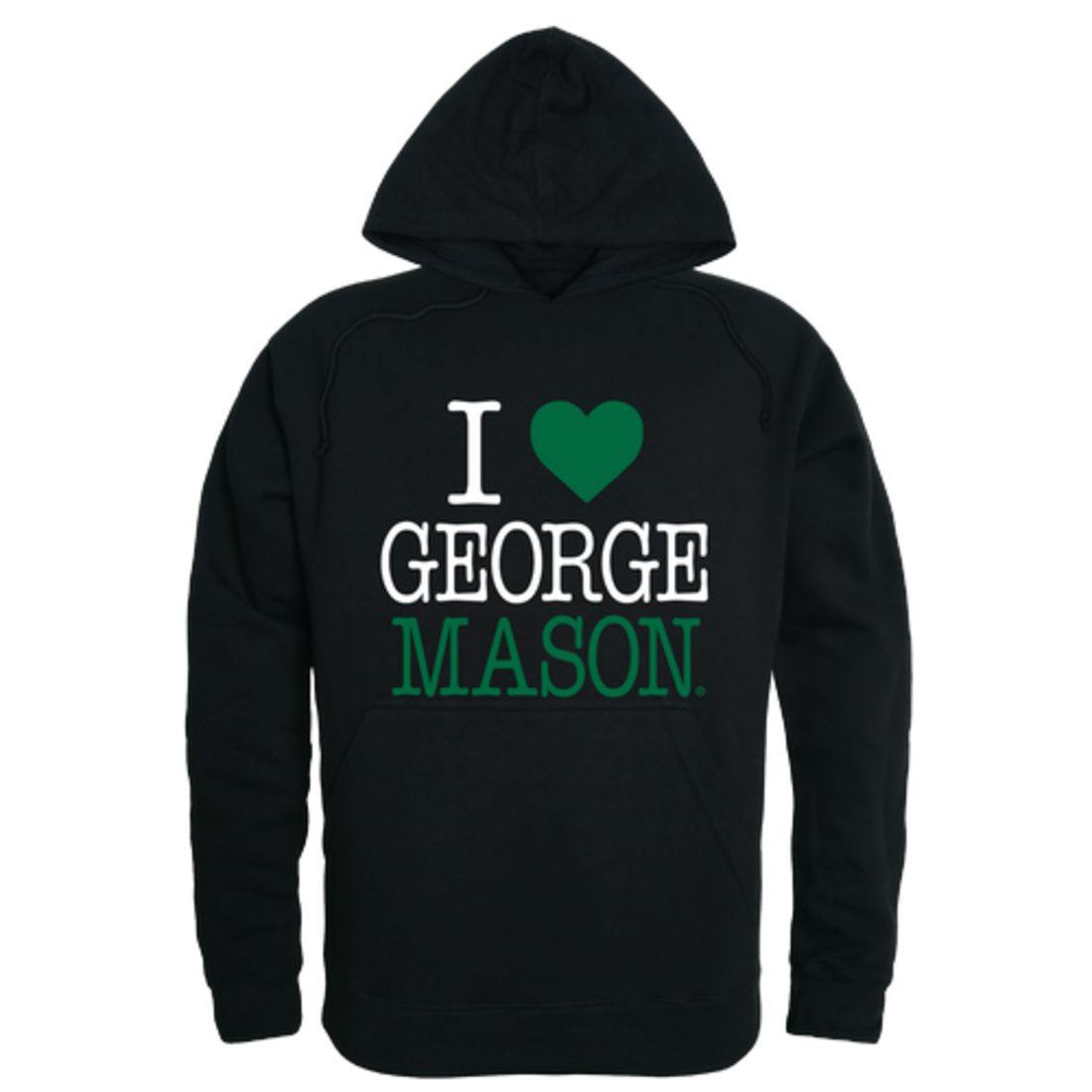 I Love GMU George Mason University Patriots Hoodie Sweatshirt