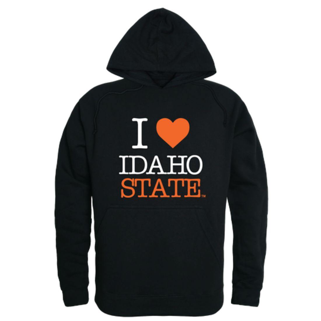 I Love ISU Idaho State University Bengals Hoodie Sweatshirt