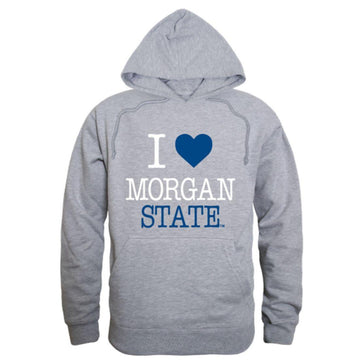 I Love Morgan State University Bears Hoodie Sweatshirt