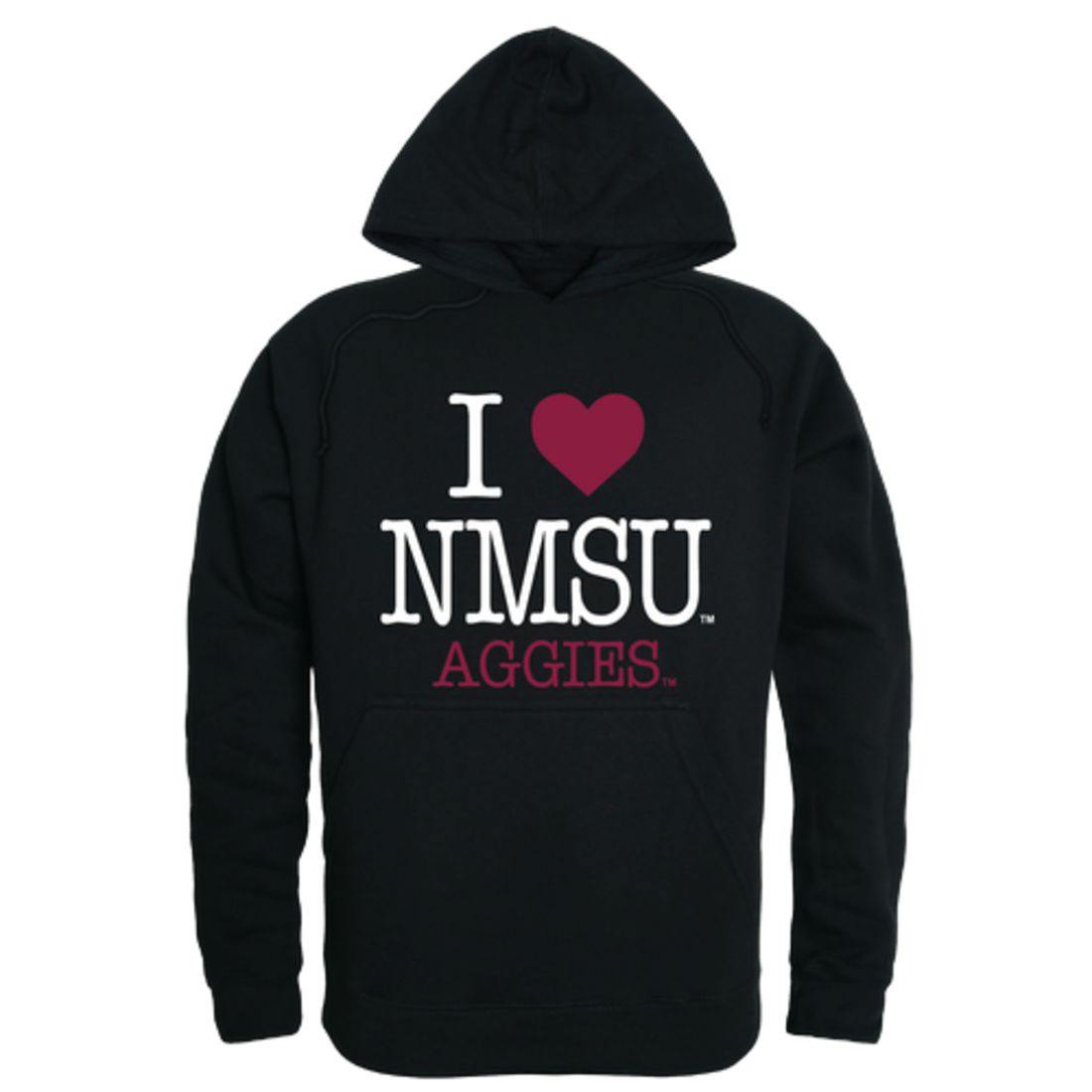 I Love NMSU New Meico State University Aggies Hoodie Sweatshirt