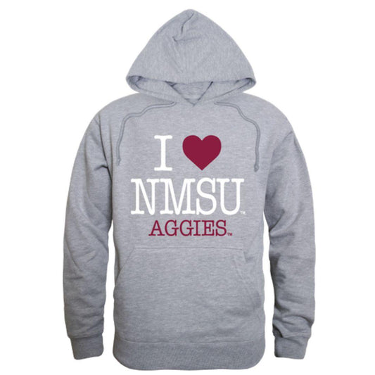 I Love NMSU New Meico State University Aggies Hoodie Sweatshirt