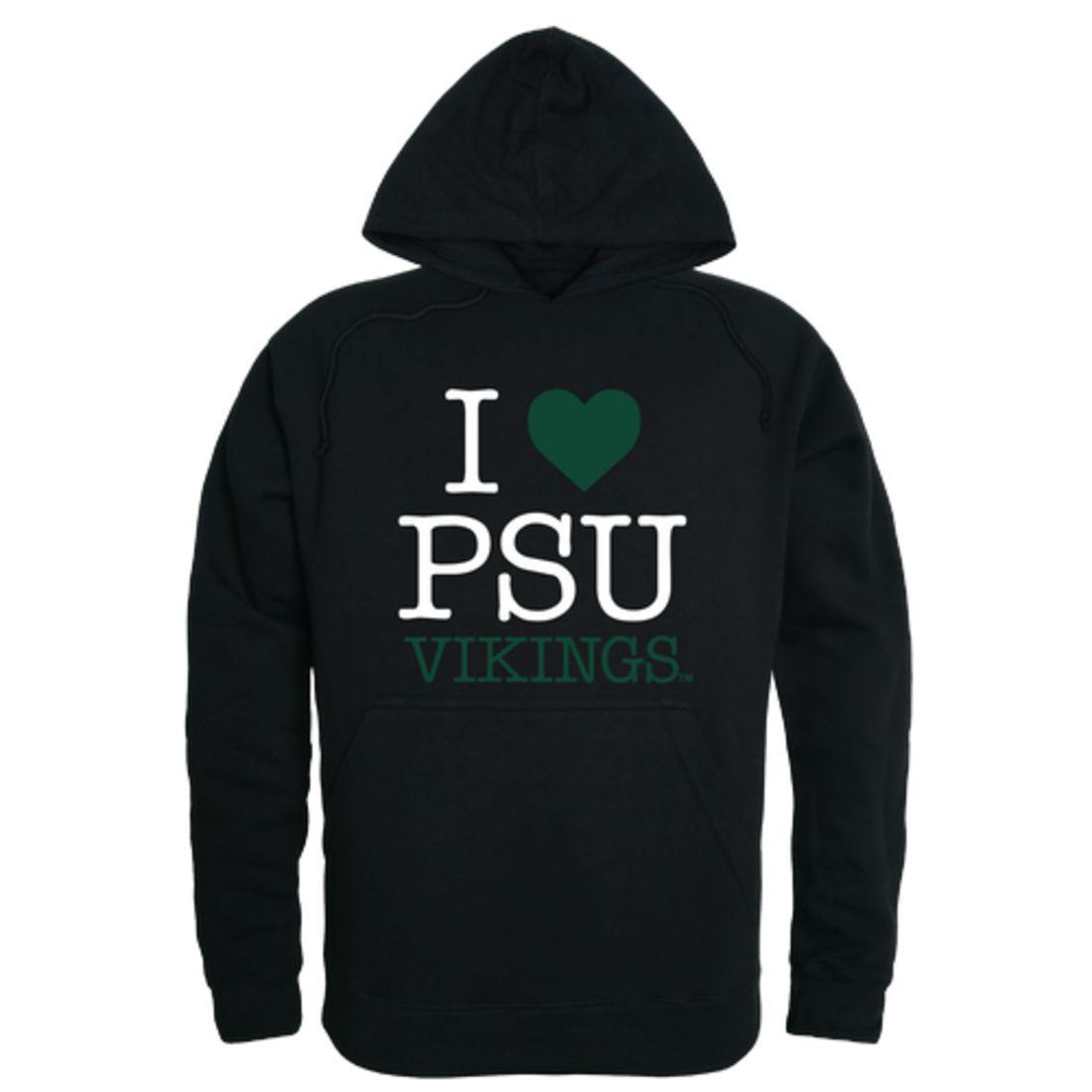 I Love PSU Portland State University Vikings Hoodie Sweatshirt
