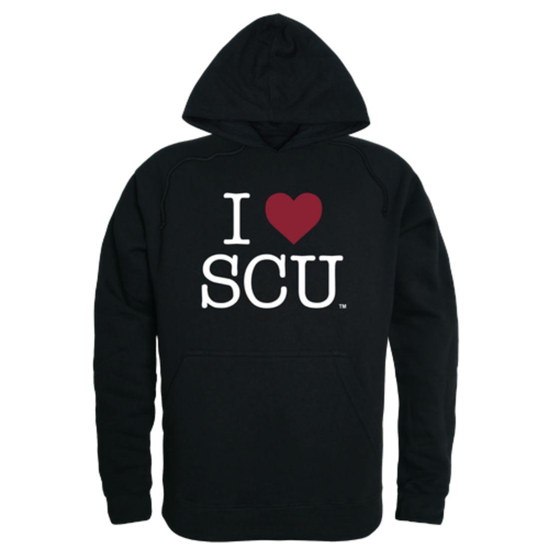 I Love SCU Santa Clara University Broncos Hoodie Sweatshirt