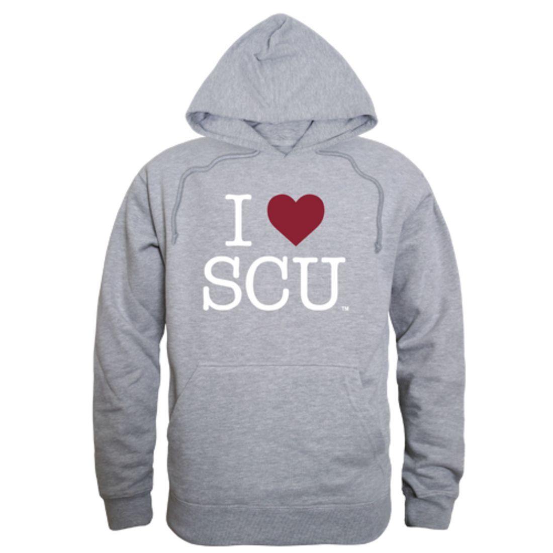 I Love SCU Santa Clara University Broncos Hoodie Sweatshirt