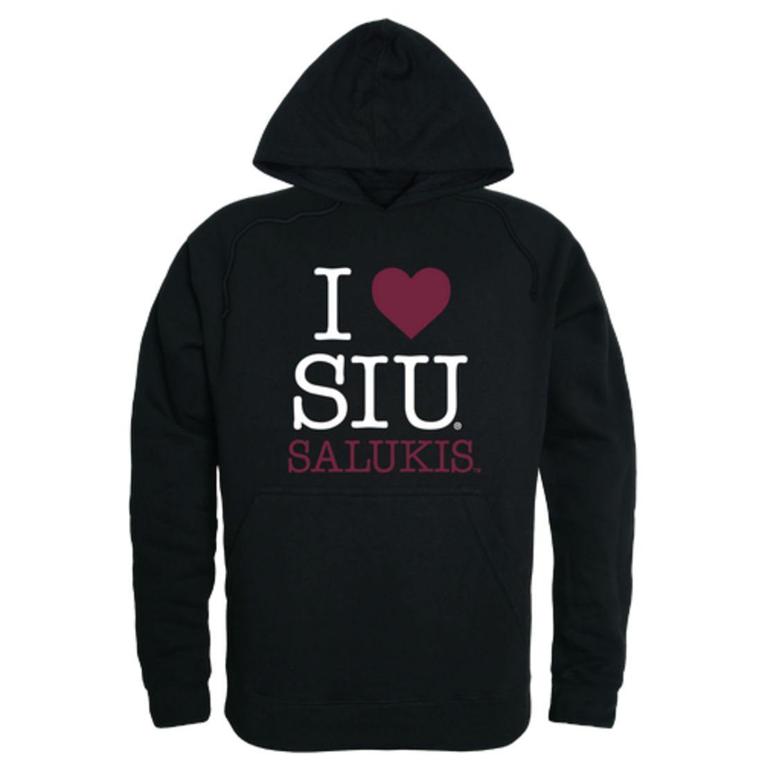 I Love SIU Southern Illinois University Salukis Hoodie Sweatshirt