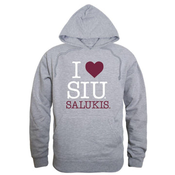 I Love SIU Southern Illinois University Salukis Hoodie Sweatshirt