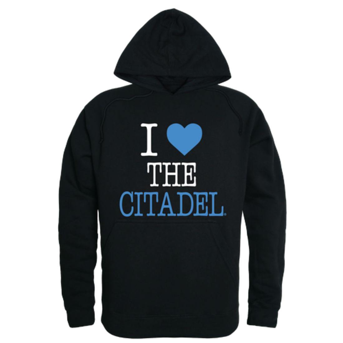 I Love The Citadel Bulldogs Hoodie Sweatshirt