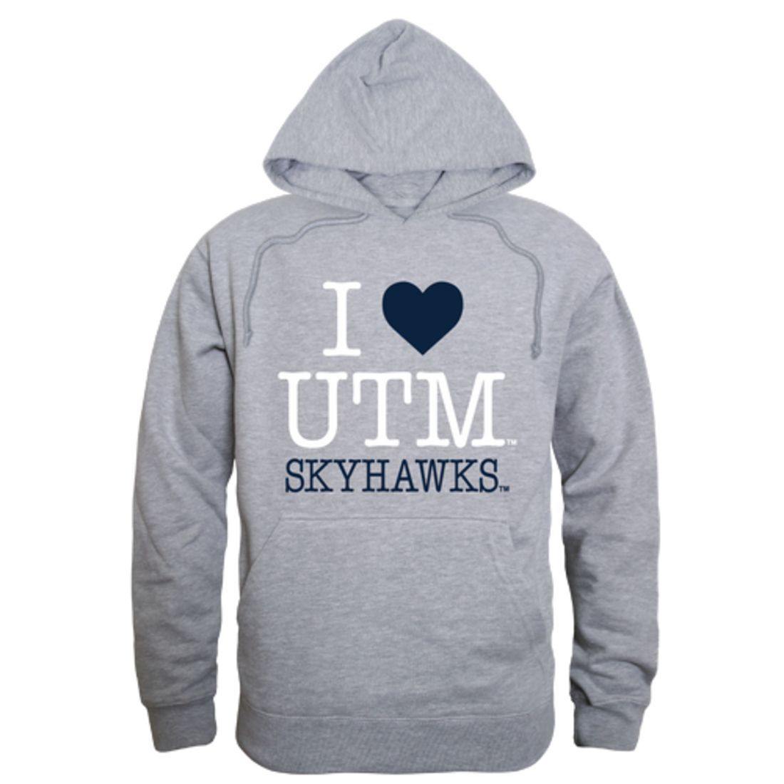 I Love UT University of Tennessee at Martin Skyhawks Hoodie Sweatshirt