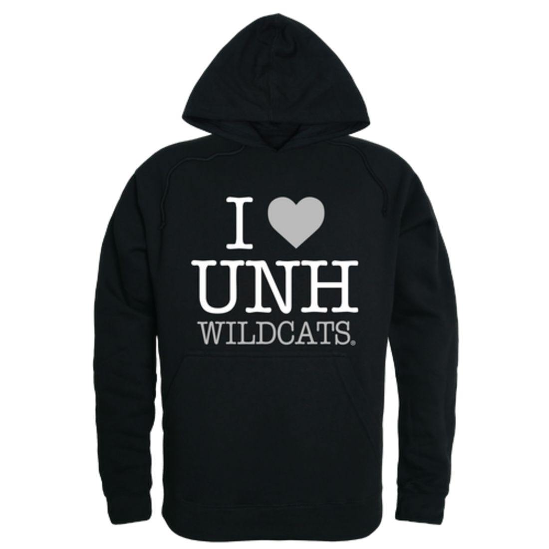 I Love UNH University of New Hampshire Wildcats Hoodie Sweatshirt