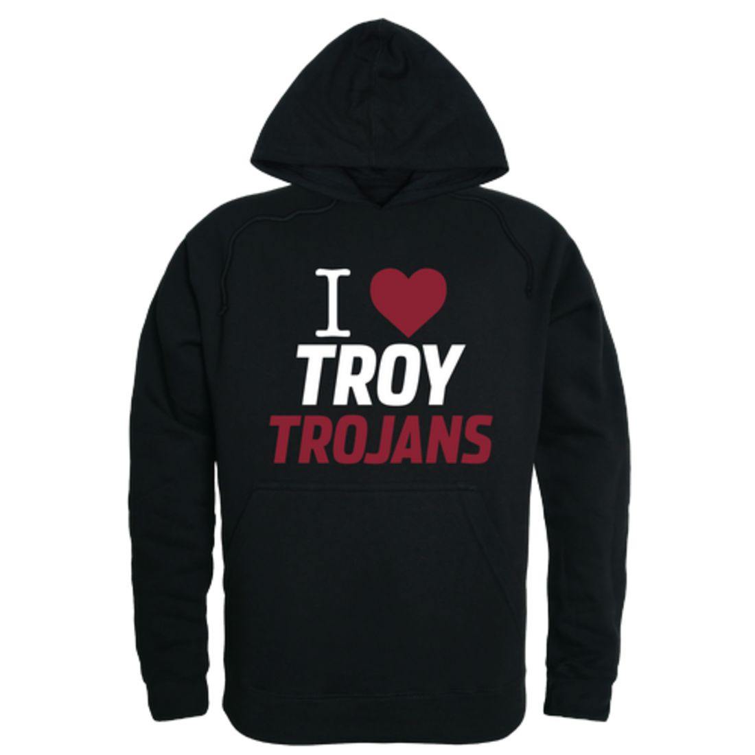 I Love Troy University Trojans Hoodie Sweatshirt