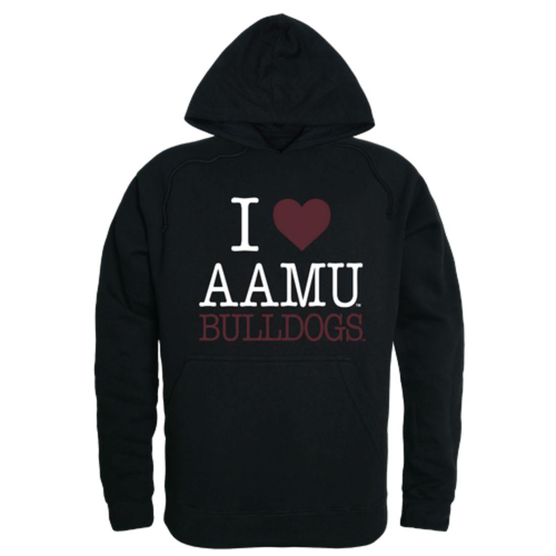 I Love AAMU Alabama A&M University Bulldogs Hoodie Sweatshirt