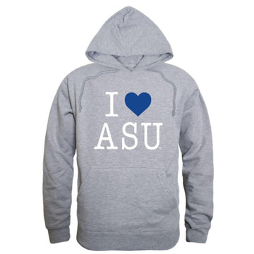 I Love ASU Albany State University Golden Rams Hoodie Sweatshirt