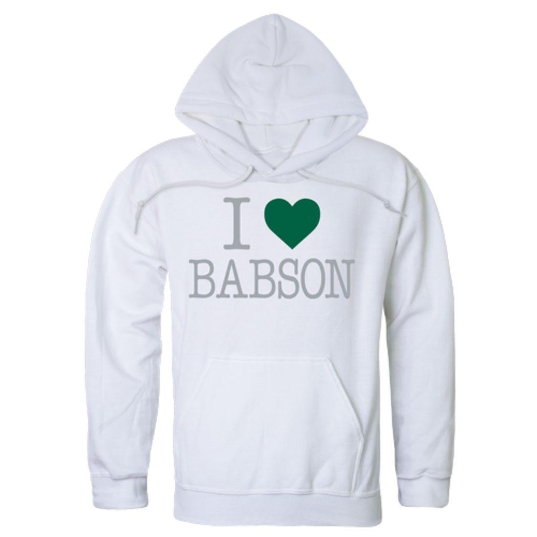 I Love Babson College Beavers Hoodie Sweatshirt