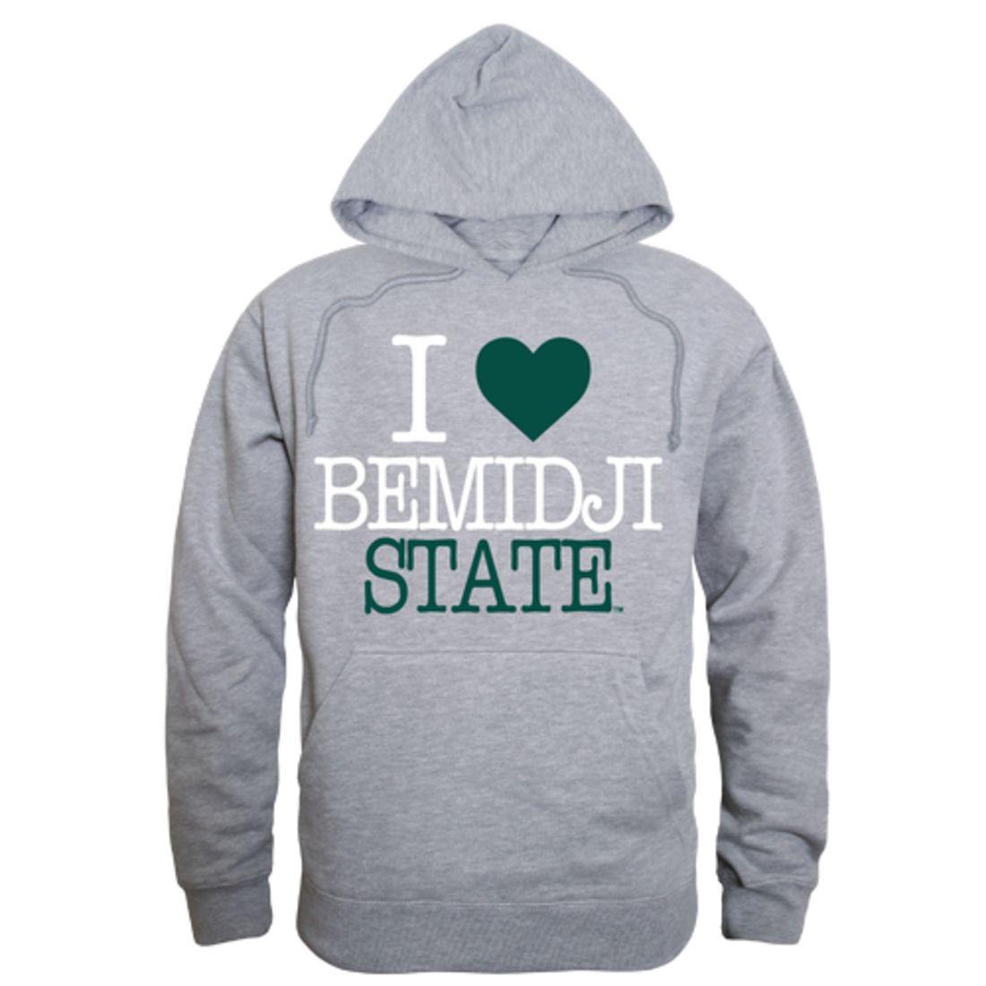 I Love BSU Bemidji State University Beavers Hoodie Sweatshirt