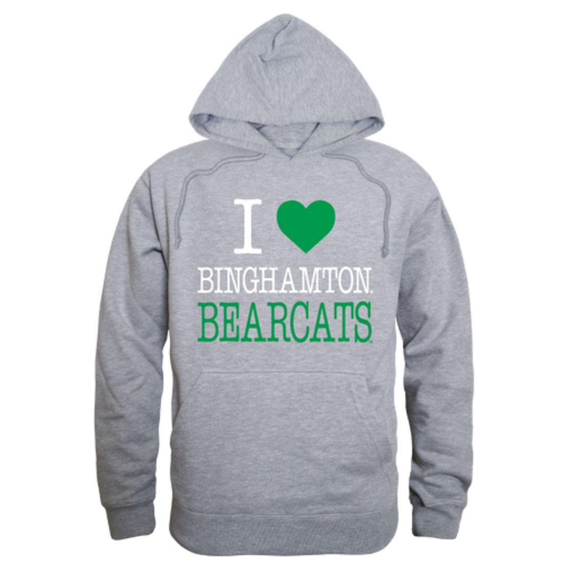 I Love SUNY Binghamton University Bearcats Hoodie Sweatshirt