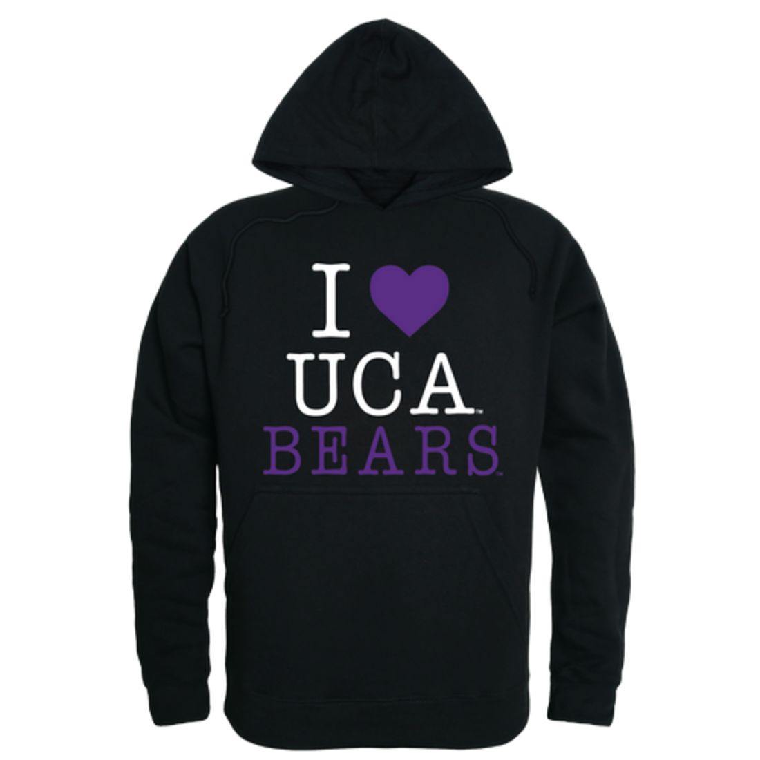 I Love UCA University of Central Arkansas Bears Hoodie Sweatshirt