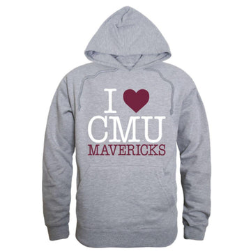 I Love CMU Colorado Mesa University Maverick Hoodie Sweatshirt